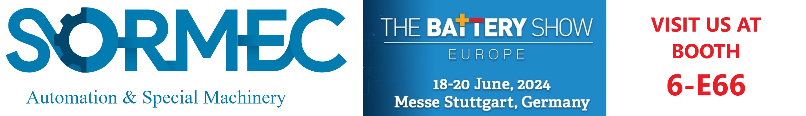 SORMEC AL BATTERY SHOW di STOCCARDA 18-20 Giugno